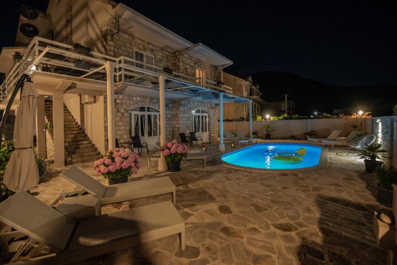 Villa Branka Apartments Near Dubrovnik With Pool Ivanica Dış mekan fotoğraf